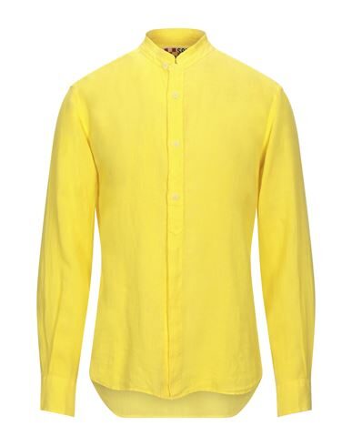 Mc2 Saint Barth Linen Shirt In Yellow