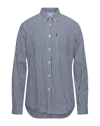 BEN SHERMAN Kariertes Hemd Nachtblau 100% Baumwolle
