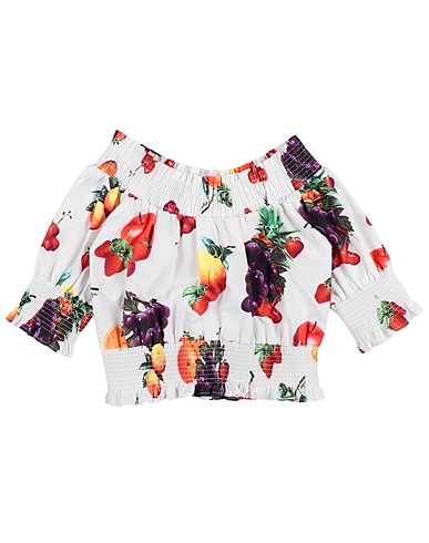 MSGM Top Weiß 100% Baumwolle