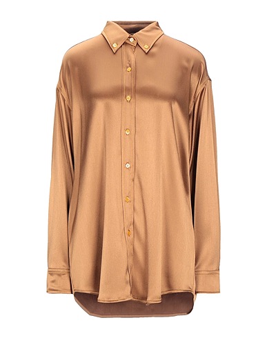 SIES MARJAN Camicie e bluse tinta unita Cammello 76% Triacetato, 24% Poliestere