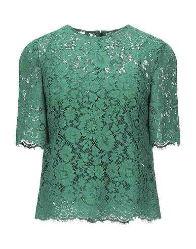 DOLCE&GABBANA Top Green 37% Polyamide, 37% Cotton, 26% Viscose