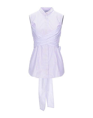 ERIKA CAVALLINI Striped shirt Lilac 100% Cotton