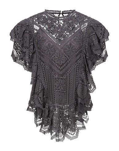 ISABEL MARANT Top Morado oscuro 100% Algodón