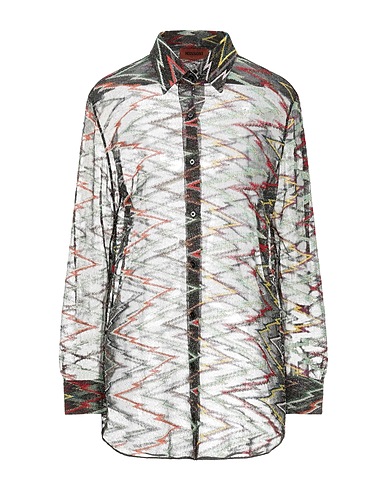 MISSONI Solid color shirts & blouses Black 70% Rayon, 20% Metallic fiber, 10% Viscose