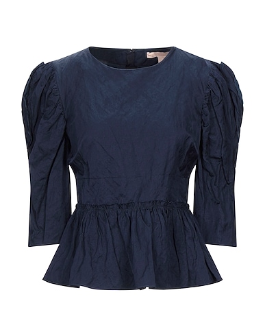 BROCK COLLECTION Top Midnight blue 46% Viscose, 45% Cotton, 9% Metal