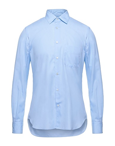 ASPESI Shirts Sky blue 100% Cotton