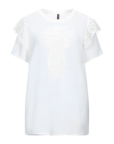 MANILA GRACE Top White 100% Polyester, Cotton