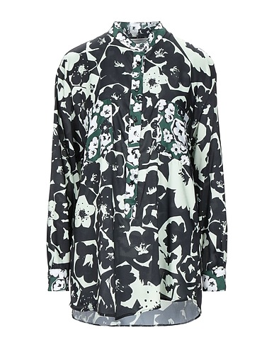 ICEBERG Camicie e bluse a fiori Nero 100% Poliestere