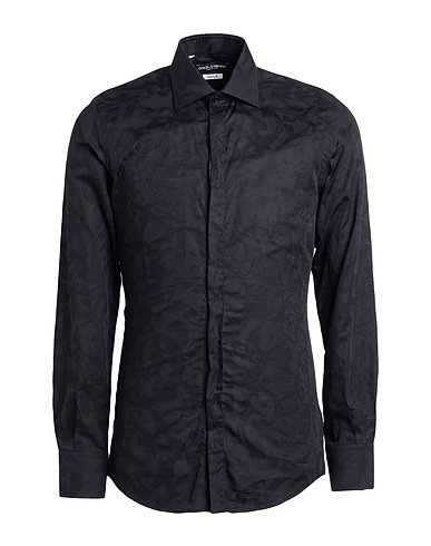 DOLCE&GABBANA Solid color shirt GOLD 100% Cotton