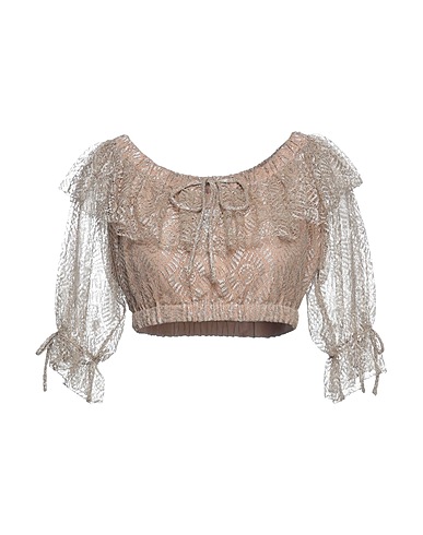 MOSCHINO Top Camel 100% Polyamide, Acetate, Silk, Other Fibres
