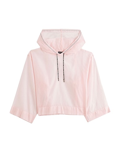 EMPORIO ARMANI Top Rosa chiaro 68% Cotone, 32% Seta