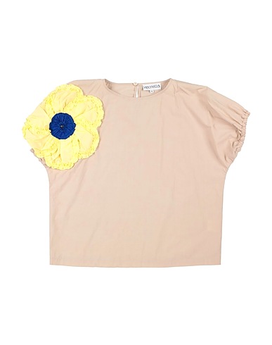 SIMONETTA Top Beige 100% Cotone