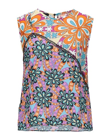 PINKO トップス オレンジ レーヨン 100% / コットン
