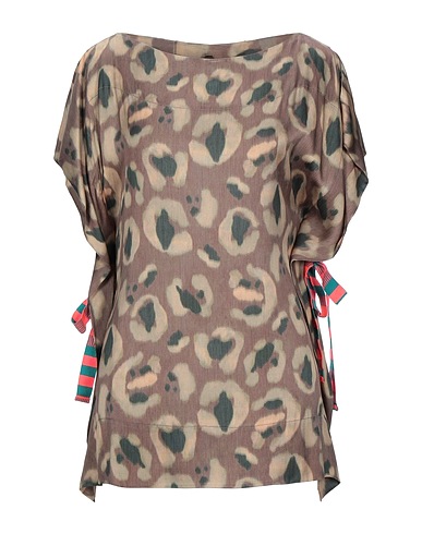 MANILA GRACE Top Taupe 100% Viscose