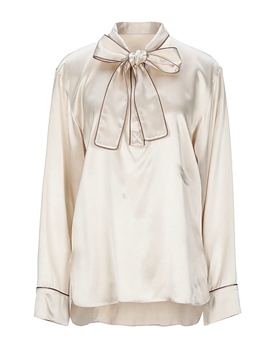 DOLCE&GABBANA Silk top Light grey 100% Silk