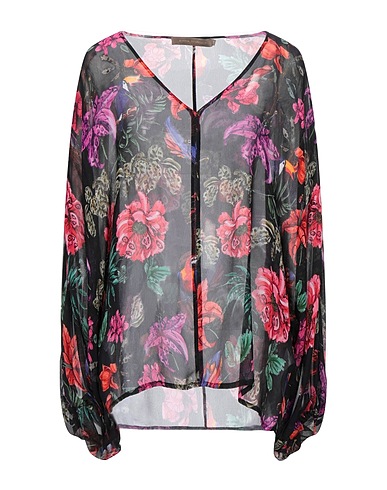 SIMONA CORSELLINI Top Schwarz 100% Viskose