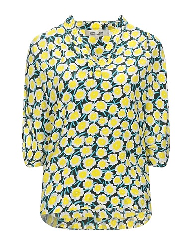 DIANE VON FURSTENBERG Silk top Lime green 100% Silk