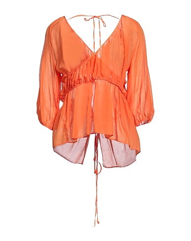 JUCCA Top Orange 72% Cotton, 28% Silk