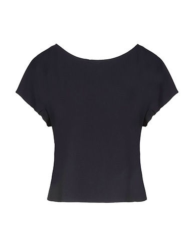 EMPORIO ARMANI Top Blu notte 50% Viscosa, 47% Acetato, 3% Elastan