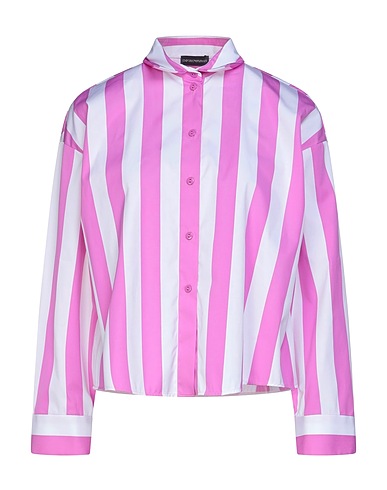 EMPORIO ARMANI Striped shirt Mauve 100% Cotton