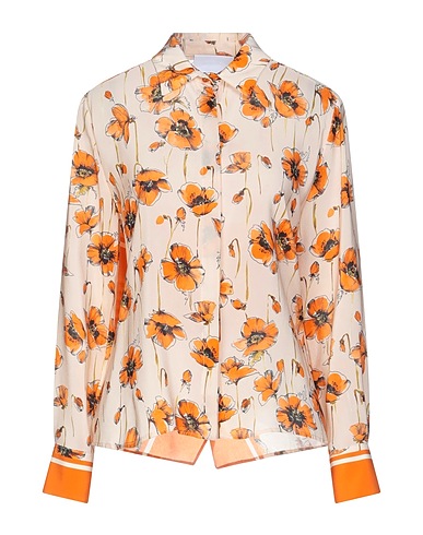 ERIKA CAVALLINI Floral shirts & blouses Blush 100% Silk