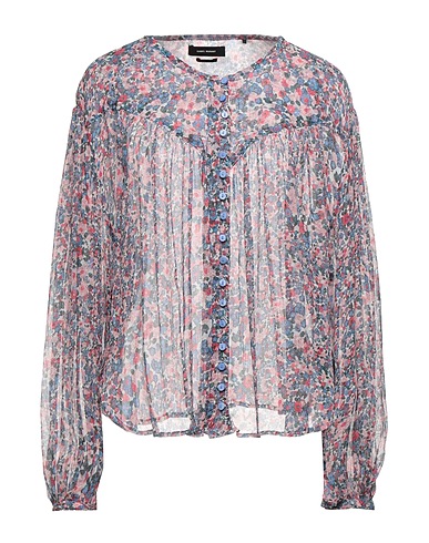 ISABEL MARANT Floral shirts & blouses Pink 100% Silk