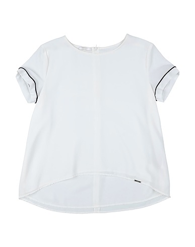 LIU •JO Top Bianco 100% Poliestere