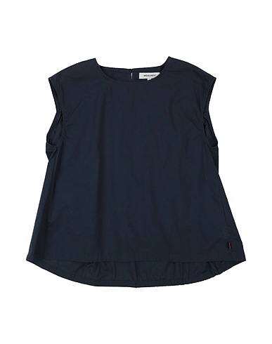 WOOLRICH Top Blu navy 100% Cotone
