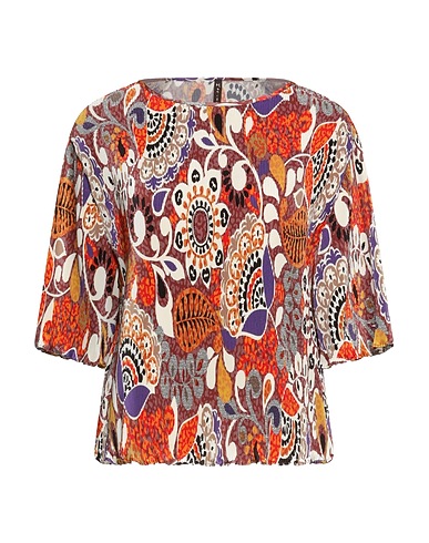 MANILA GRACE Top Burgundy 100% Polyester