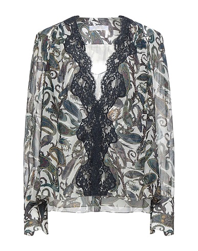 CHLOÉ Silk top Ivory 100% Silk