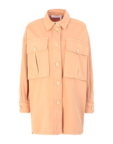 SEE BY CHLOÉ Camicie e bluse tinta unita Sabbia 100% Cotone