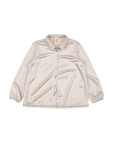 CAFFÉ D'ORZO Solid colour shirts & blouses Beige 100% Polyester