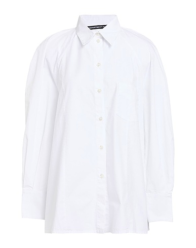 DEPARTMENT 5 Solid colour shirts & blouses White 100% Cotton