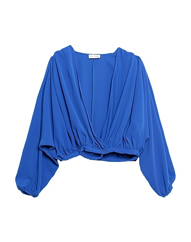 WEILI ZHENG Top Blau 100% Polyester