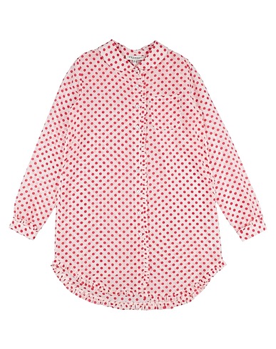 TWINSET Patterned shirts & blouses Red 80% Cotton, 20% Silk