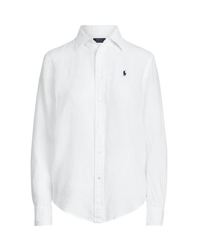 Polo Ralph Lauren Classic Long Sleeves Button Front Shirt Clothing In White