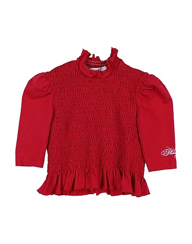 PHILOSOPHY di LORENZO SERAFINI Top Rosso 94% Cotone, 6% Elastan