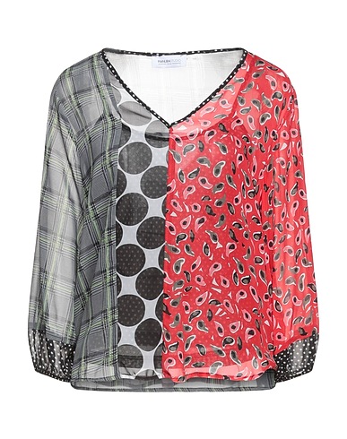 PIANURASTUDIO Top Red 100% Viscose, Polyacrylic