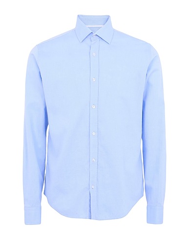 AT.P.CO Patterned shirt Sky blue 100% Cotton