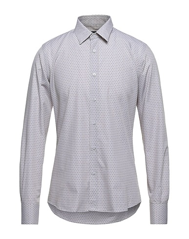 HAVANA & CO. Patterned shirt Beige 100% Cotton
