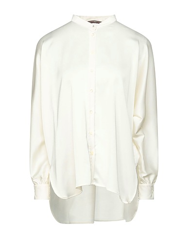 HIGH Camisas y blusas lisas Blanco 100% Poliéster