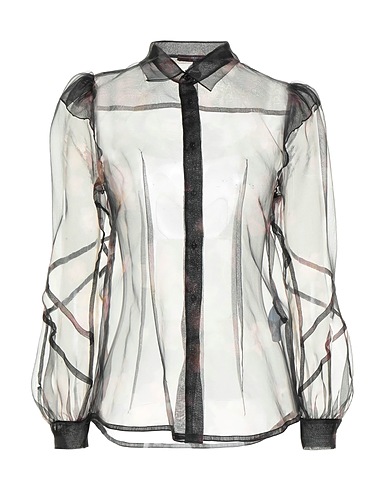 HIGH Floral shirts & blouses Black 100% Polyester