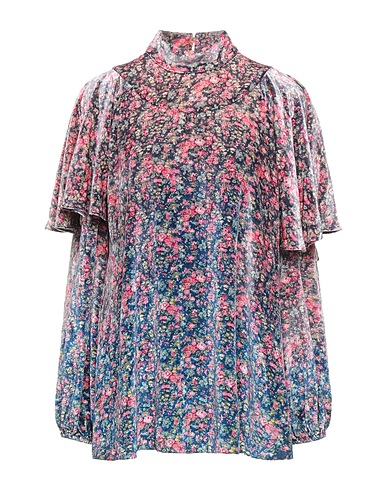 PHILOSOPHY di LORENZO SERAFINI Top Midnight blue 82% Viscose, 18% Silk