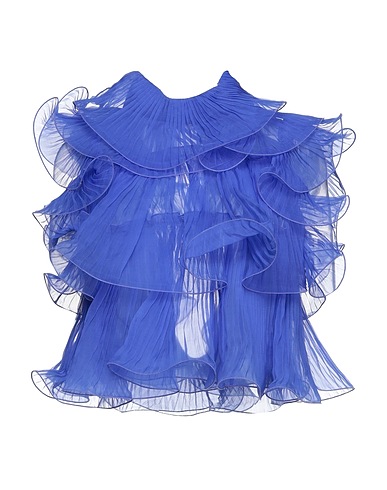 ALBERTA FERRETTI Silk top Blue 100% Silk