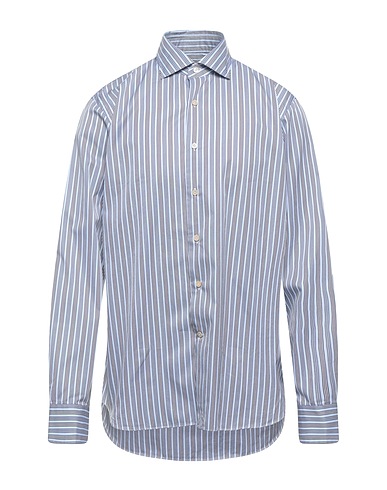 ALESSANDRO GHERARDI Camicia a righe Celeste 100% Cotone