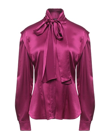 ALBERTA FERRETTI Shirts & blouses with bow Mauve 100% Silk