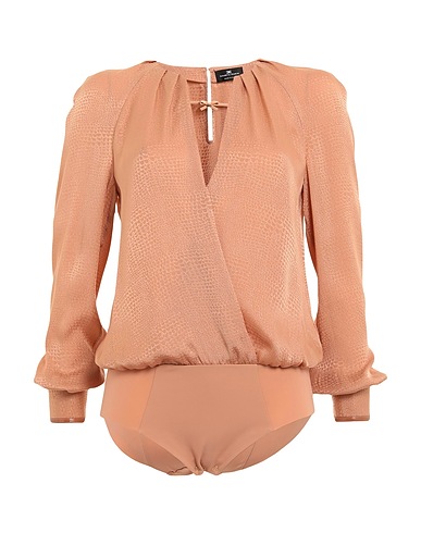 ELISABETTA FRANCHI TOPWEAR Blush 88% Acetate, 12% Silk, Polyamide, Elastane