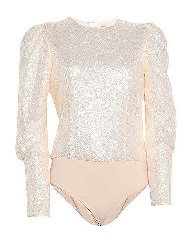 TWINSET TOPWEAR Avorio 100% Poliammide, Elastan, Poliestere
