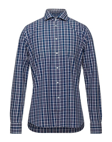 B.D.BAGGIES Checked shirt Blue 100% Cotton