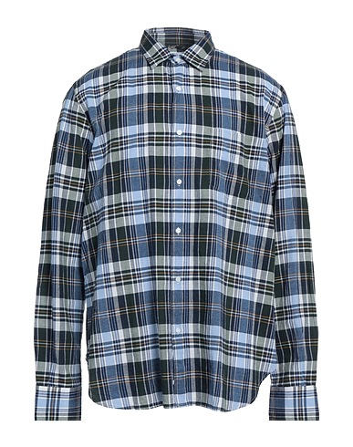 ASPESI Checked shirt Dark green 100% Cotton